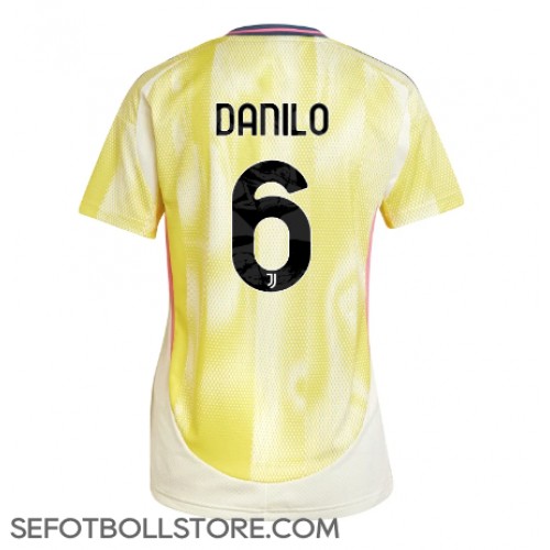 Juventus Danilo Luiz #6 Replika Bortatröja Dam 2024-25 Kortärmad